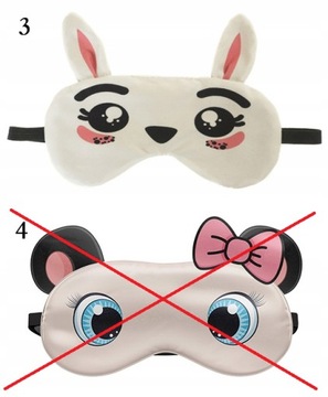 Повязка на голову с ушками, маска для сна для кошек