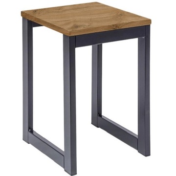 Taboret 45 cm LOFT CZARNY Kolory Stół Taborety