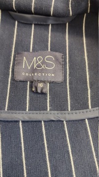 M&S Elegancka MARYNARKA w PASKI rozm 44