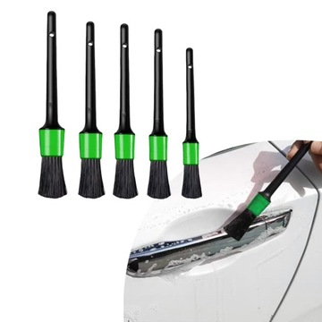 Набор из 5 щеток для чистки деталей автомобиля, 5 размеров, для консоли мотора колеса
