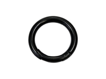 Kółko Szekla otwierane fi 32/6mm Czarny Mat