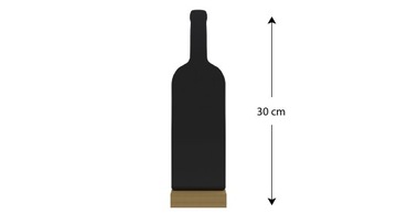 Tabliczka kredowa czarna WINO - zestaw 4 sztuk