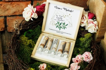 ДЕНЕЖНЫЕ ВЛИЯНИЯ Свадебная копилка ГРАВИРОВКА