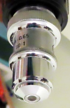 obiektyw mikroskopu leitz (leica) x30