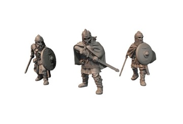 Vendel Era Warriors With Swords - x1 Wikingowie