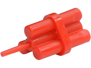 Lego 64728 akcesoria dynamit czerwony 1 szt N