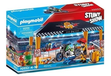 PLAYMOBIL STUNT SHOW ZESTAW KASKADERZY Z NAMIOTEM
