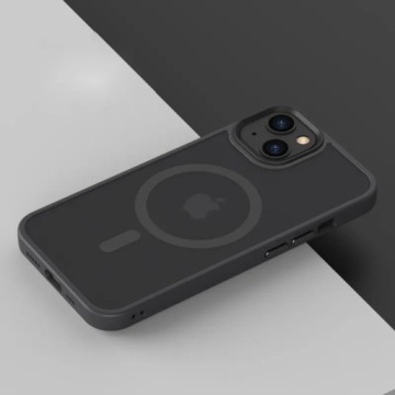 ЧЕХОЛ ДЛЯ IPHONE 15 МАТОВЫЙ КОРПУС MAGSAFE + СТЕКЛО 9H