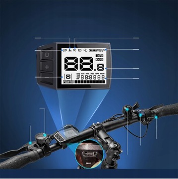 Rower elektryczny Górski FAFREES 13Ah 100km Męski/Damski Dla Dorosłych