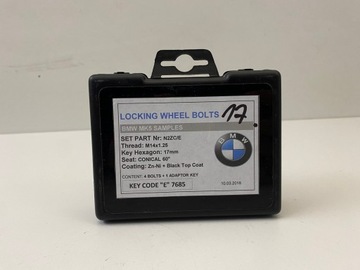 BMW MINI ŚRUBY ANTYKRADZIEŻOWE ZŁODZIEJKI NOWE KOMPLET