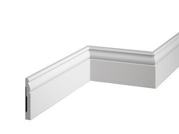 Listwa podłogowa Mardom MD094 9,4 cm Listwa przypodłogowa biała ładna