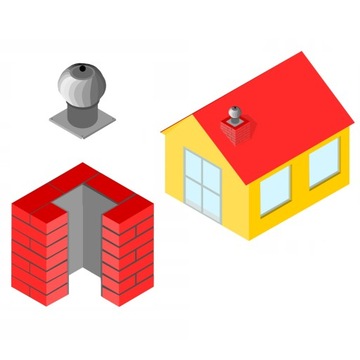 Поворотный колпак для дымохода антрацит TRN fi 150