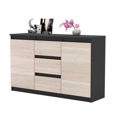 GOTOWA ZŁOŻONA Nowoczesna Komoda 120cm