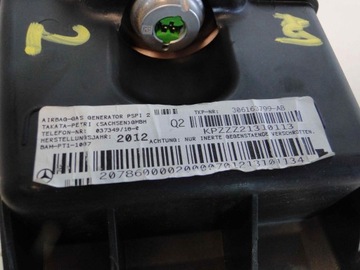 MERCEDES E 207 ULOŽENÍ SPOLUJEZDCE 2078600002 AIRBAG