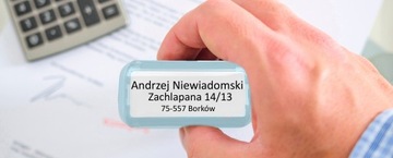 TRODAT STAMP 4913 НА 8 СТРОК ДИЗАЙН КОРПОРАТИВНОГО ЛИЧНОГО ОФИСА + ЛАСТИК