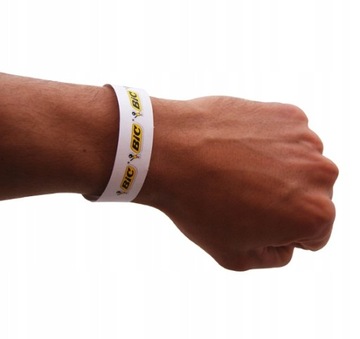 БРАЛЕТЫ TYVEK 150 шт. БЕСПЛАТНАЯ ЦВЕТНАЯ ПЕЧАТЬ.