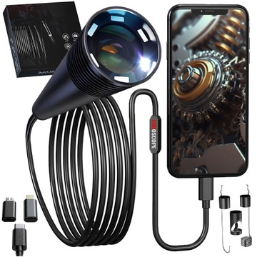 Kamera INSPEKCYJNA DUO ENDOSKOP DWIE KAMERY 2M 7LED 2xFHD WIFI do iP+ EBOOK