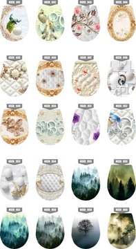 Наклейка Skin Mat на сиденье унитаза, унитаз