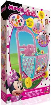 РОЗОВАЯ КОРЗИНА ДЛЯ СУПЕРМАРКЕТА С АКСЕССУАРАМИ БОЛЬШОЙ ПОДАРОК