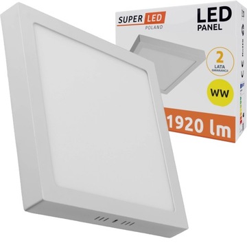 Panel Plafon LED Natynkowy 24W CCD Niemrugający