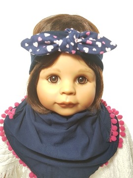 ШАРФ ШАРФ С ПОМОНАМИ ДЛЯ ДЕВОЧКИ 1-10 ЛЕТ 12 УЗОРОВ