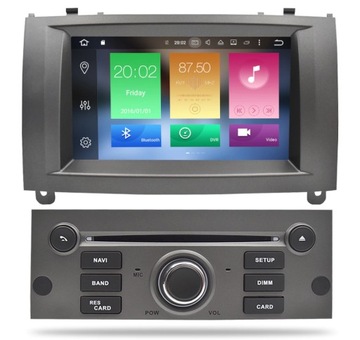 РАДИО ANDROID Peugeot 407 2004-2010 2/16 ГБ 4 ядра