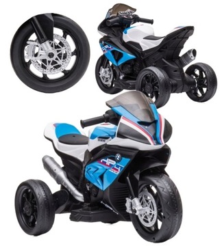 BMW Motor Na Akumulator Dla Dzieci Lekki Motorek LED MP3 45W 12V 5km/h