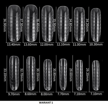 Формы для акрилового геля двойная форма |120 ​​шт.| вариант 1