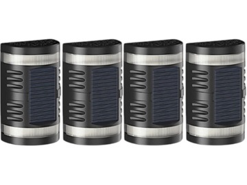 4x Kinkiet Solarny LED Ozdobny +Czujnik Zmierzchu