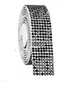 Taśma termo 18mm deluxe 87cm czarna black stroje