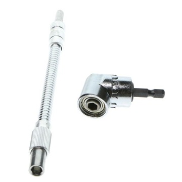 Wiertło i przedłużka kątowa do wiertarki 1/ do wkrętarki elektrycznej , 200mm