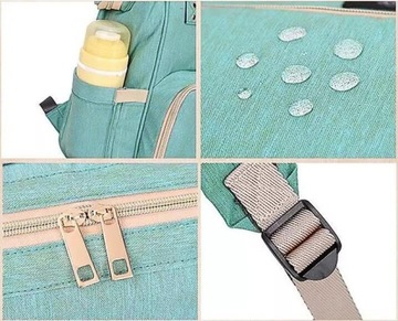 СУМКА ДЛЯ КОЛЯСКИ РЮКЗАК-ОРГАНИЗАТОР ДЛЯ МАМА И ПАПЫ 3в1