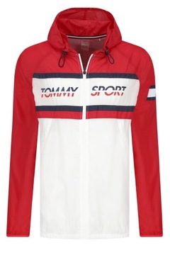 Kurtka Tommy Hilfiger Sport biała czerwona r. M