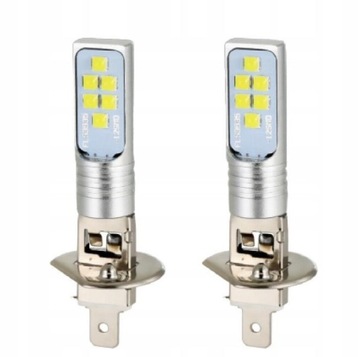 Żarówki H1 LED BIAŁA 60W 1200LM 6000K 2szt.