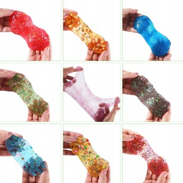 БОЛЬШОЙ НАБОР SLIME ДЛЯ ИЗГОТОВЛЕНИЯ SLUTS XXL — ГОТОВЫЙ СЛАЙМ 140 в 1