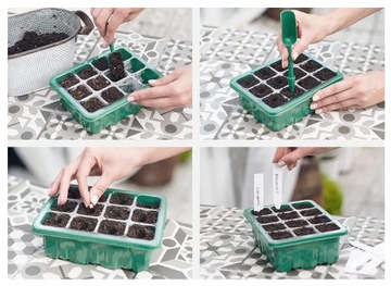 5X СЕМЕНЫ В КОРОБКЕ, ВЫРАЩИВАНИЕ РАСТЕНИЙ, СЕМЕНА ЦВЕТОВ, МИНИ-ТЕПЛИЦЫ, СВЕТОДИОДНЫЕ ЛАМПЫ