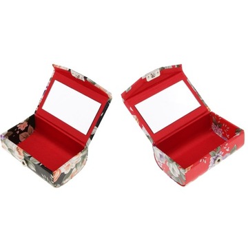 2 контейнера для помады с зеркальным контейнером