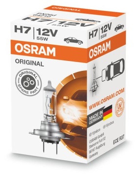 H7 OSRAM ОРИГИНАЛЬНАЯ АВТОМОБИЛЬНАЯ ЛАМПОЧКА 12V55W