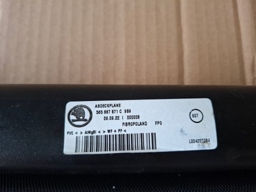 ROLETA KUFRU SKODA KODIAK ORIGINÁLNÍ
