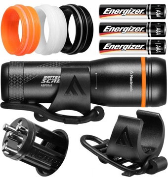 Mactronic SCREAM 3.3 - Lampa rowerowa LED przednia BARDZO MOCNA 600lm 3xAAA