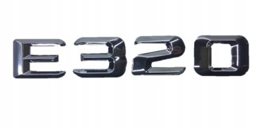 E320 Známka Znak Emblém Nápis Zadní Klapky Pro Mercedes Rozměr 24 mm