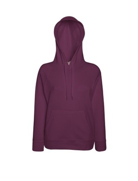 DAMSKA BLUZA Z KAPTUREM FRUIT 240g burgund L