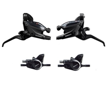 комплект гидравлики тормозов Shimano ST-EF505 3x8 75/145