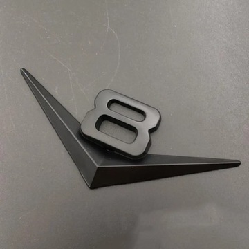 3D металлический черный автомобильный значок на крыло, наклейка на багажник, логотип V6, наклейка V8, эмблема для J