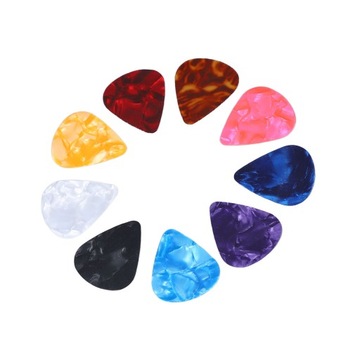 60 шт. Красочные целлулоидные медиаторы для гитары.