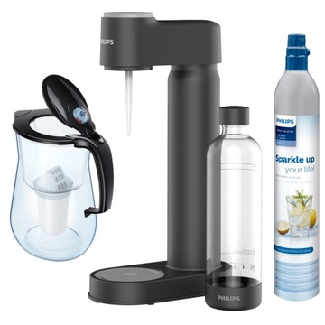 Saturator syfon CO2 do wody PHILIPS +filtr do wody.