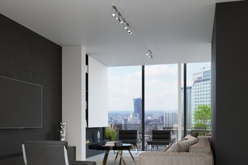 Хромированный потолочный светильник RING 4L STRIP для LED SL.0731 SOLLUX