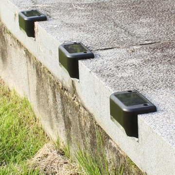 ЛАМПЫ ДЛЯ НАРУЖНЫХ ЛЕСТНИЦ СОЛНЕЧНОЕ БЕСПРОВОДНОЕ ОСВЕЩЕНИЕ ЛЕСТНИЦ 4 шт.