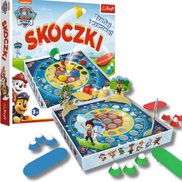 GRA PSI PATROL SKOCZKI ZRĘCZNOŚCIOWA GRA PLANSZOWA DLA TRZYLATKA TREFL