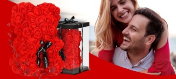 Медленно с розовыми лепестками Большой подарок для женского дня + сложная коробка